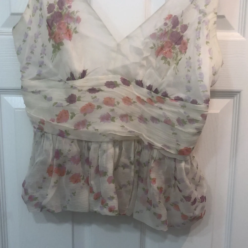 Tracy Reese floral peplum top - Picture 6 of 6